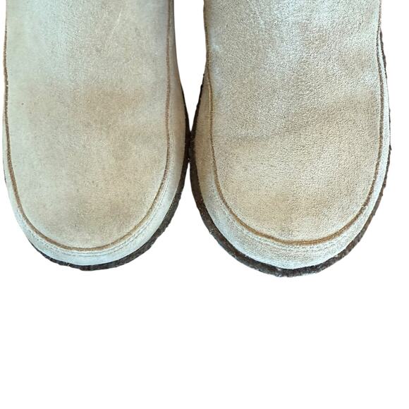 Sorel Women's Nakiska British Tan Suede Sherpa Lined Bootie Slipper - Size 8 - Picture 8 of 11